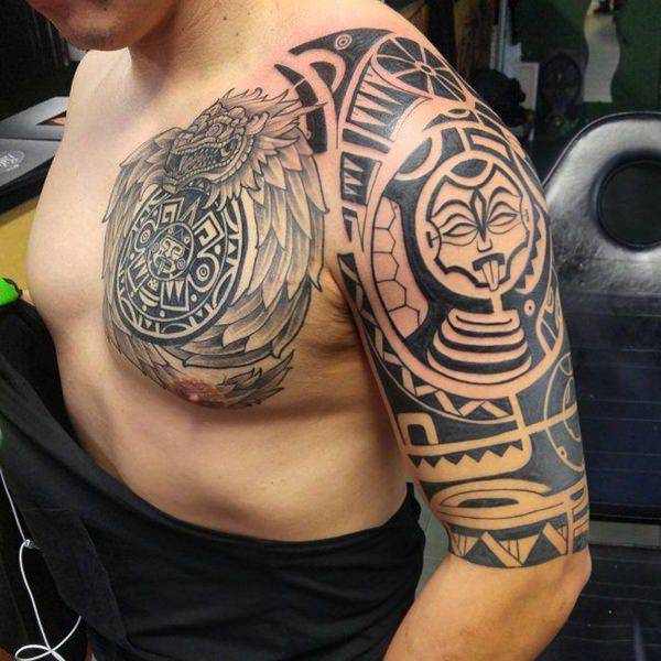 tatuaje azteca 173