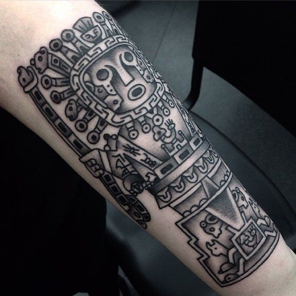 tatuaje azteca 176