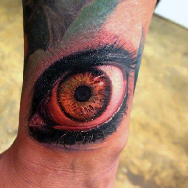 76 Tatuajes de ojos humanos verdes, azules, marrones y negros