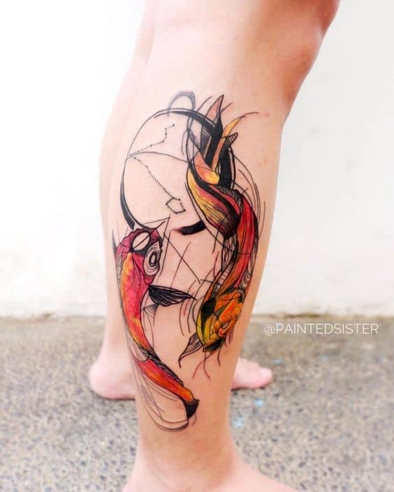 tatuaje para un piscis 14