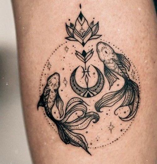 tatuaje para un piscis 47
