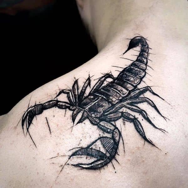 tatuaje para un escorpio 16