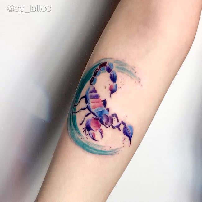 tatuaje para un escorpio 18