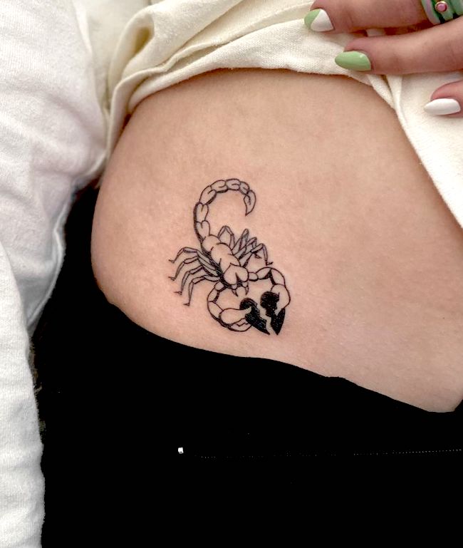 tatuaje para un escorpio 61