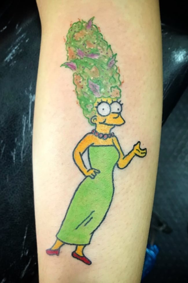 tatuaje bart simpsons 06