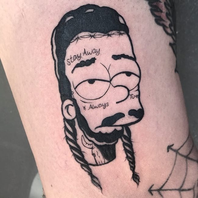 Tatuajes de Bart Simpson (y otros personajes de la serie)