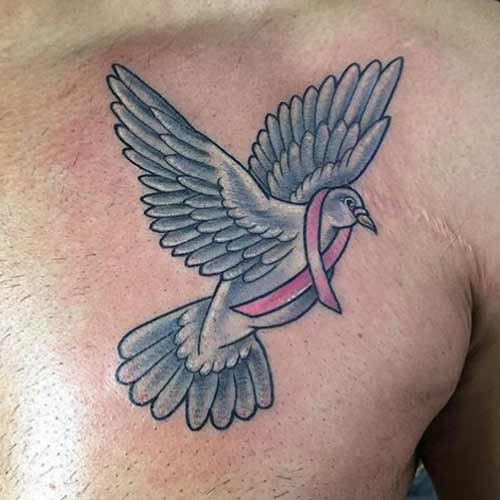 tatuaje lazo cancer 58