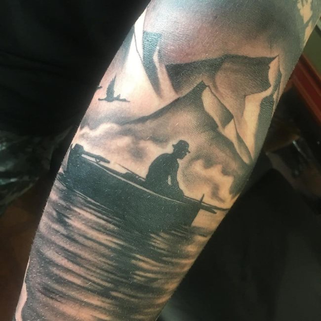 tatuaje pesca pescadores 140