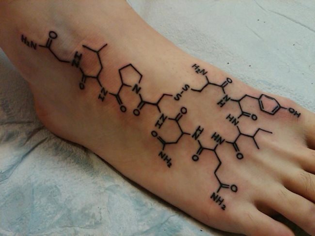 Tatuajes químicos: Muestra tu amor por la ciencia