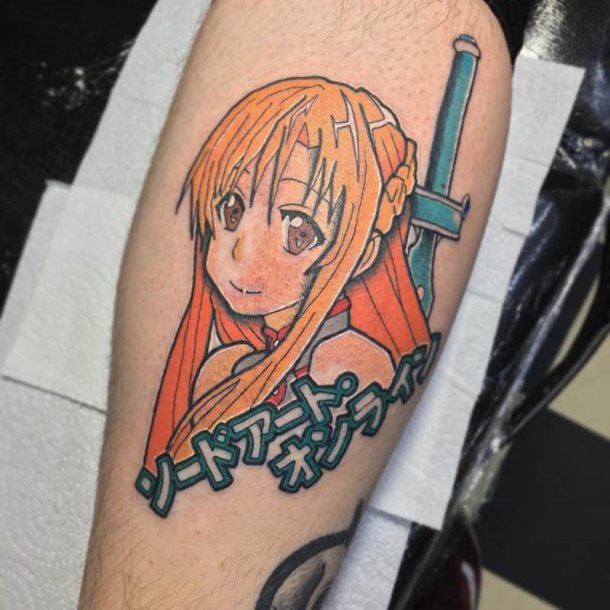 tatuaje anime 41