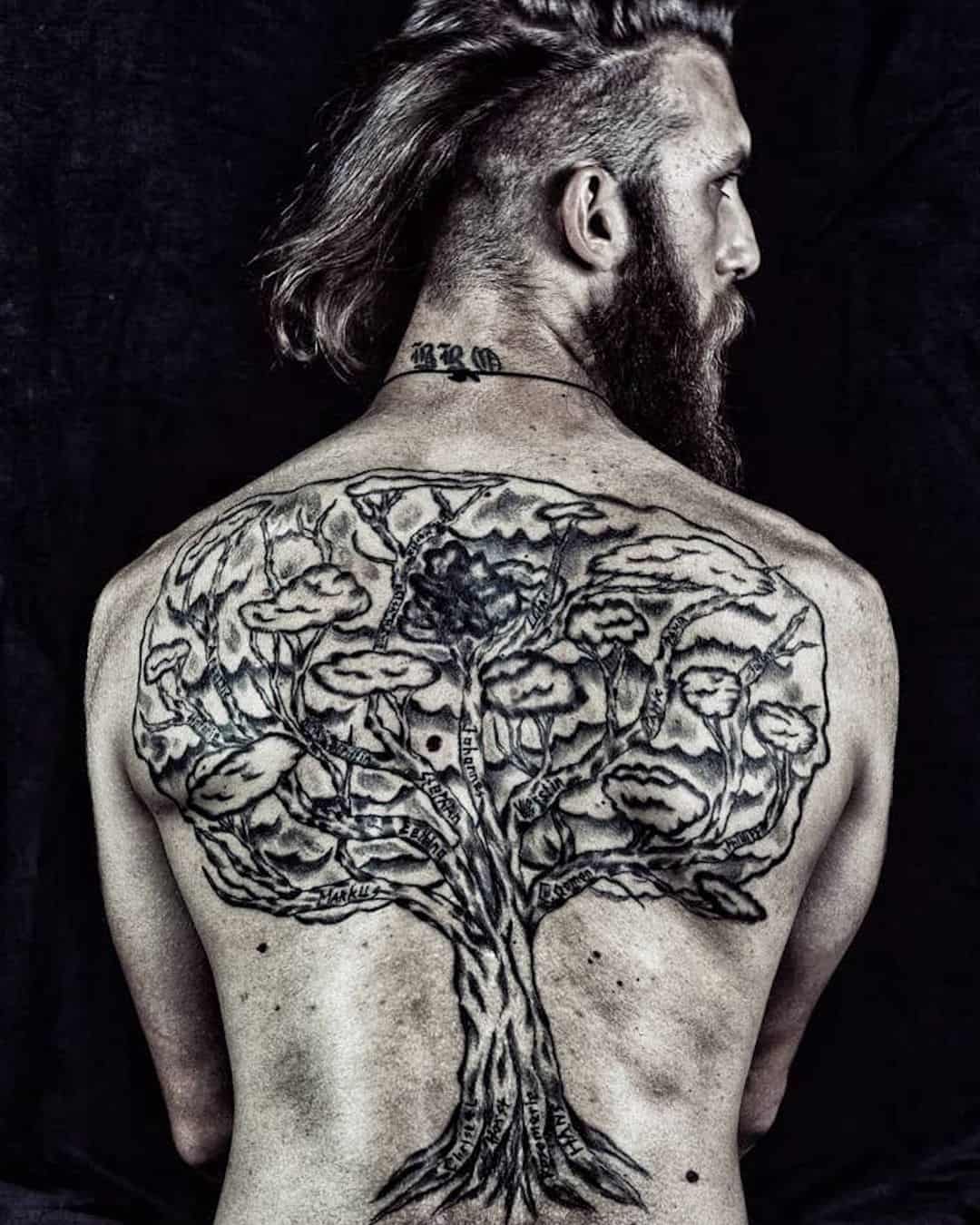 tatuaje arbol genealogico 18