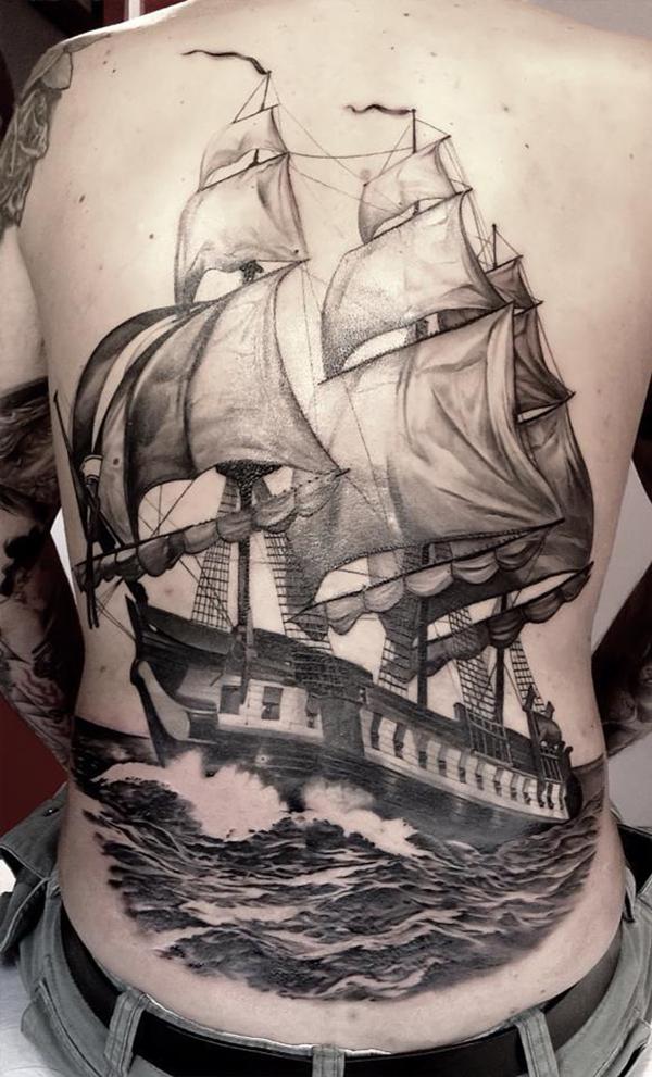 tatuaje barco navio 01