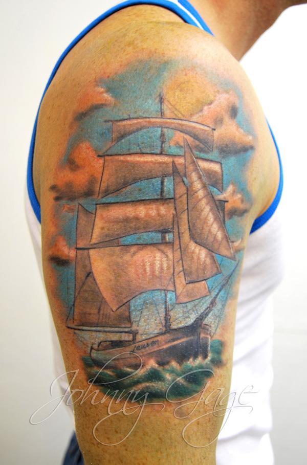 tatuaje barco navio 02
