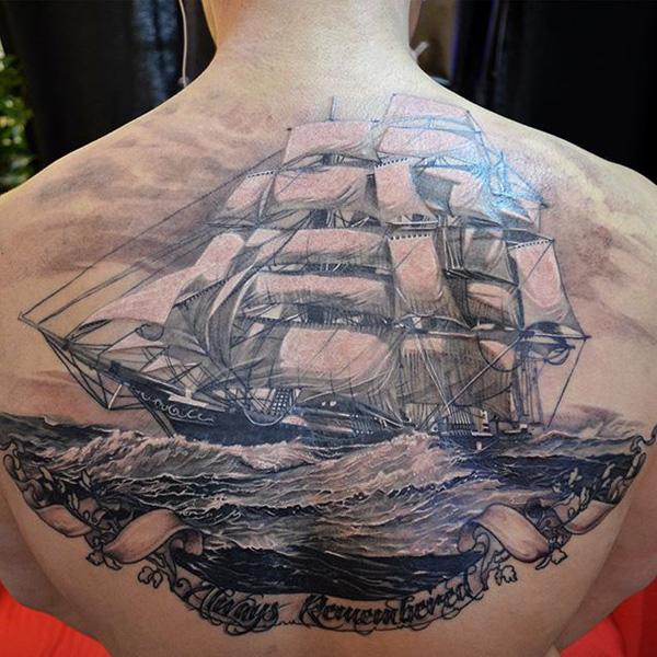 tatuaje barco navio 04