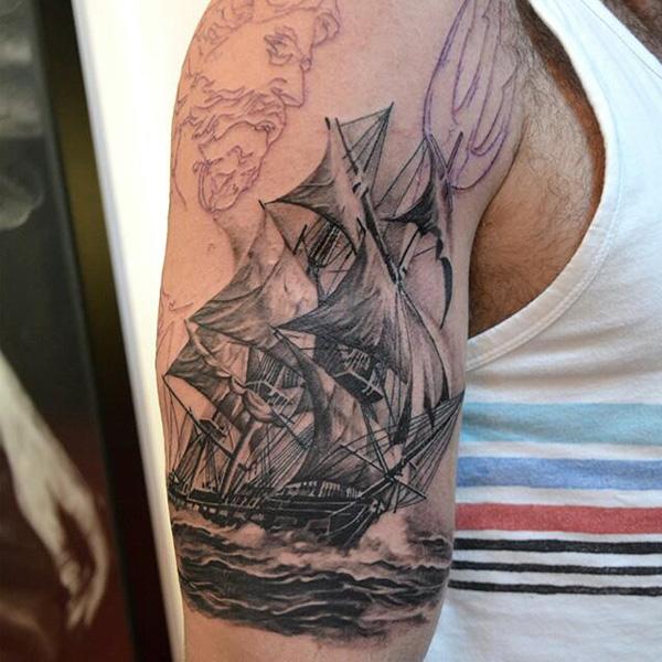 tatuaje barco navio 05