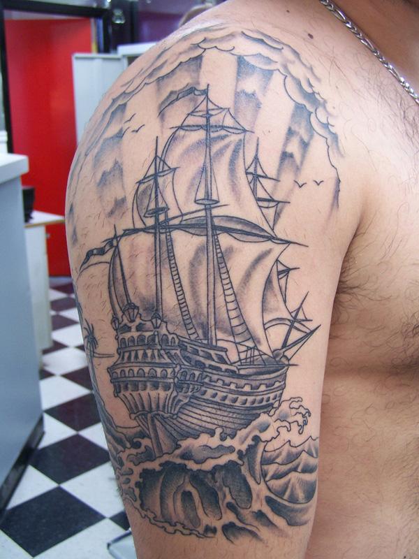 tatuaje barco navio 10