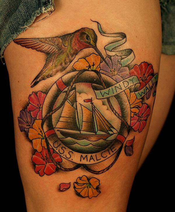 tatuaje barco navio 21