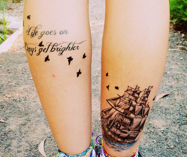 tatuaje barco navio 31