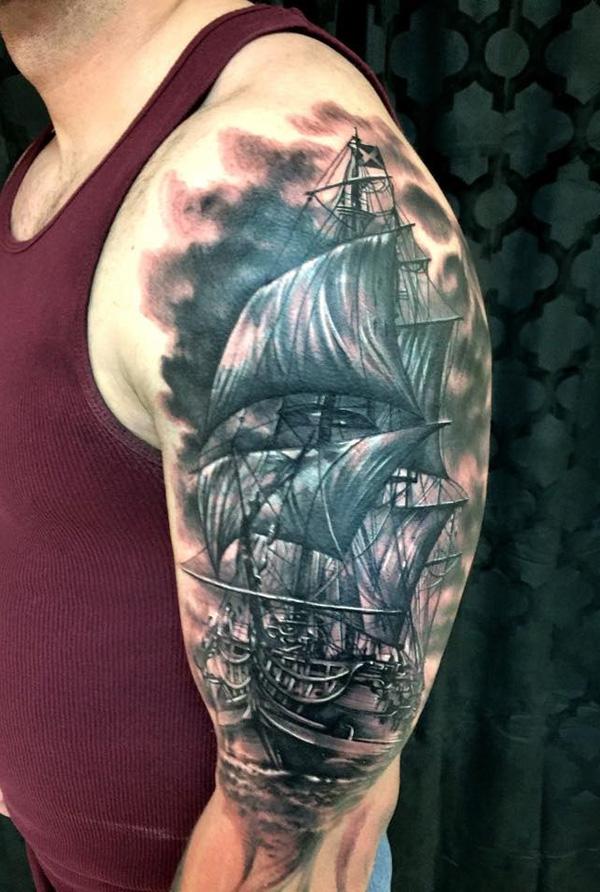 tatuaje barco navio 79