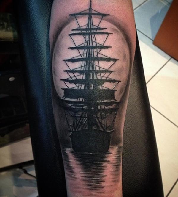 tatuaje barco navio 88