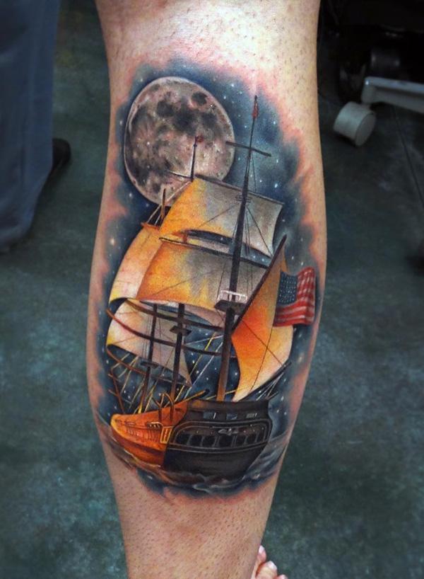 tatuaje barco navio 94