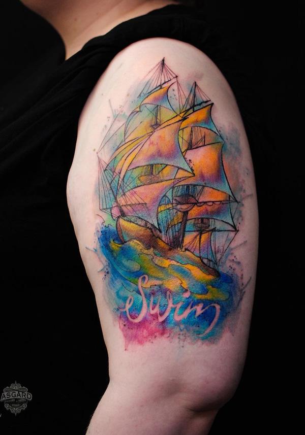 tatuaje barco navio 98