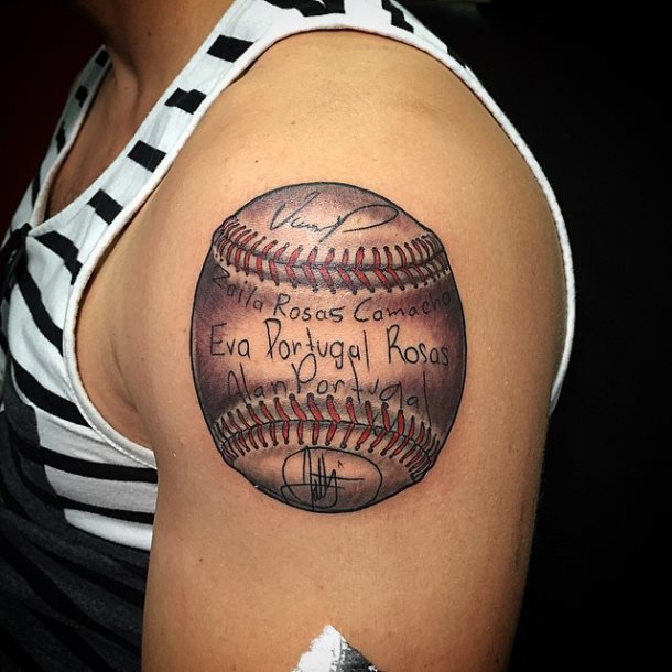 tatuaje beisbol 75