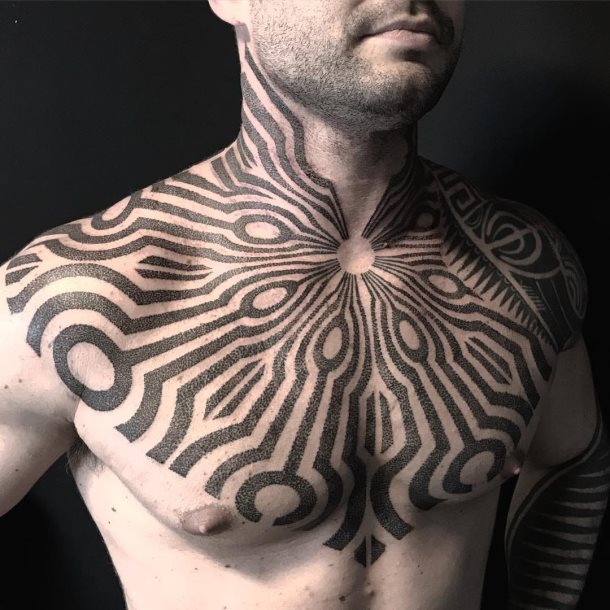 tatuaje blackwork 49