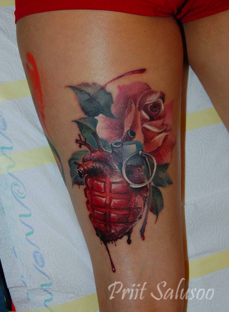 tatuaje bomba granada 02