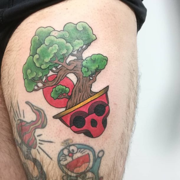 tatuaje bonsai 63