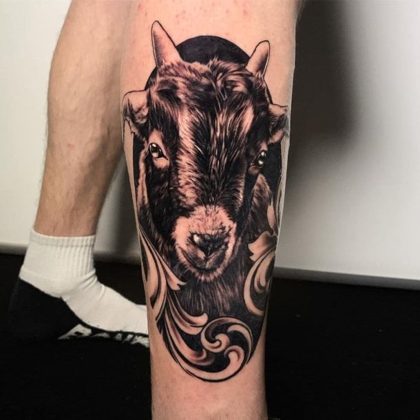 Tatuajes de cabras, chivas – 115 diseños y significados