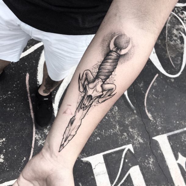 tatuaje calavera craneo cabra 20