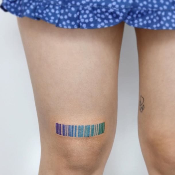 Tatuajes de códigos de barras – 20 diseños y significados