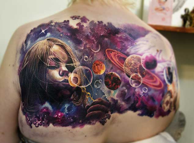 tatuaje cosmico espacio 34