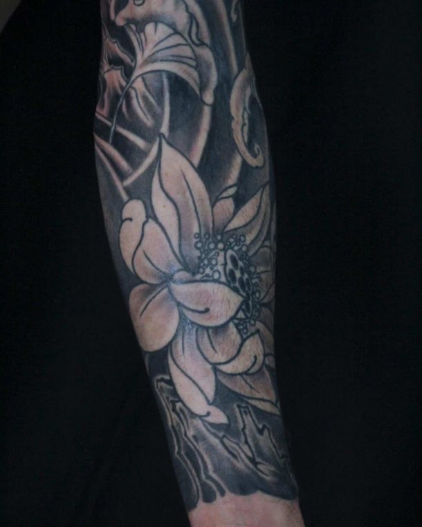 tatuaje flores japonesas 05