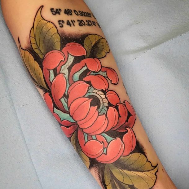 tatuaje flores japonesas 10