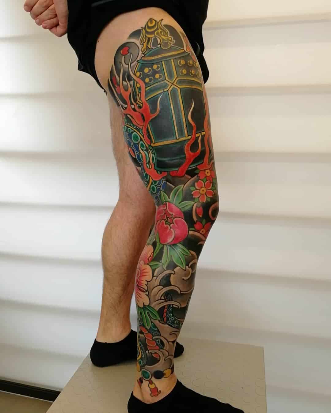 tatuaje flores japonesas 27