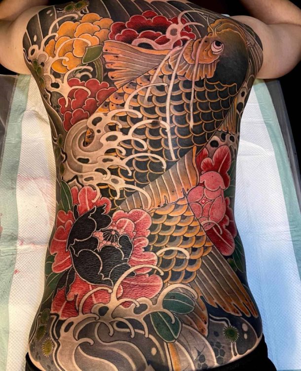 tatuaje flores japonesas 28