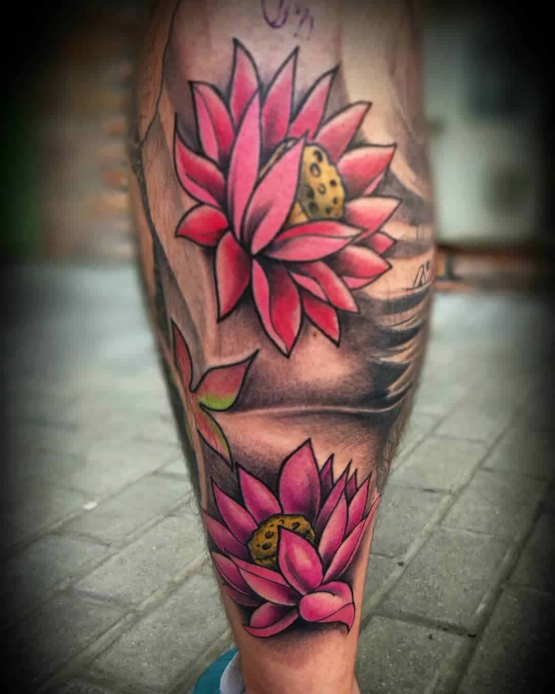 tatuaje flores japonesas 33