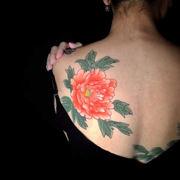 tatuaje flores japonesas 41