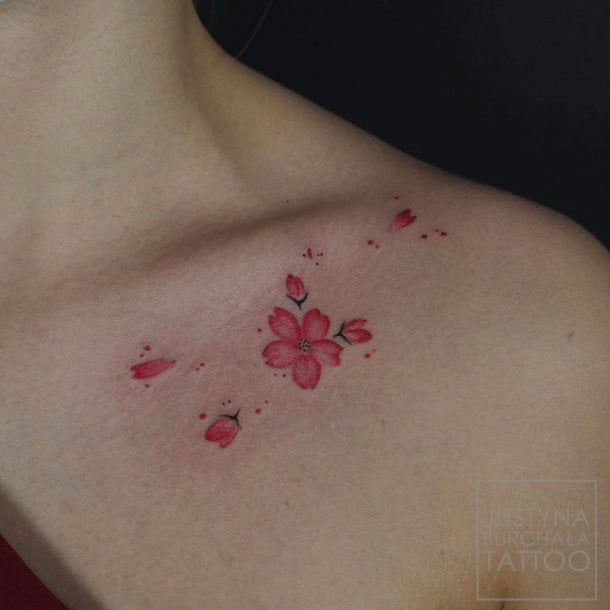 tatuaje flores japonesas 54
