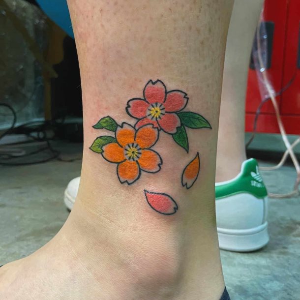 tatuaje flores japonesas 57