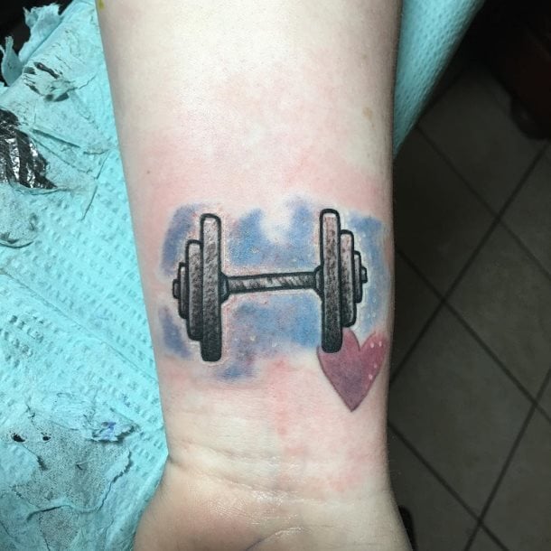 Tatuajes de gimnasio: Fitness, crossfit, y muchas PESAS