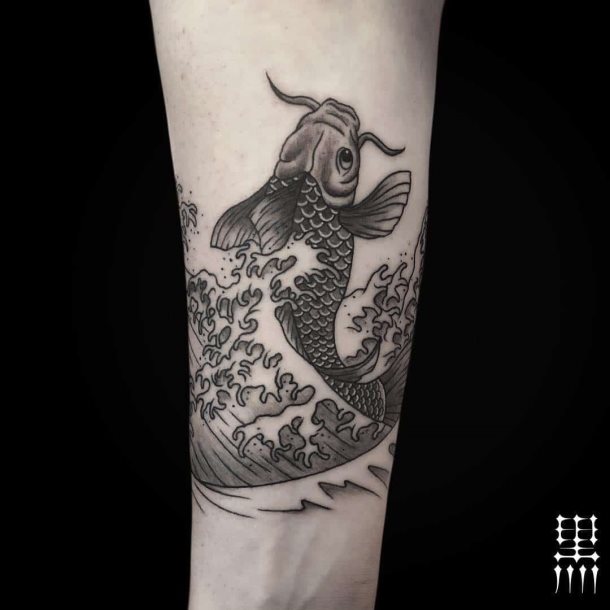 tatuaje ola japonesa 45
