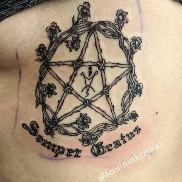 tatuaje pentagrama 54
