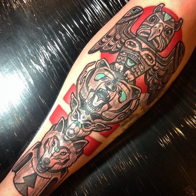 tatuaje totem 15