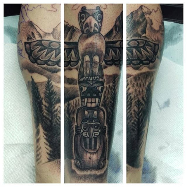 tatuaje totem 17