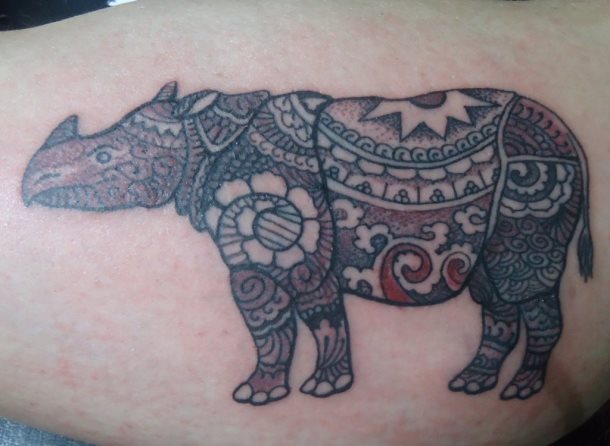 tatuaje rinoceronte 06