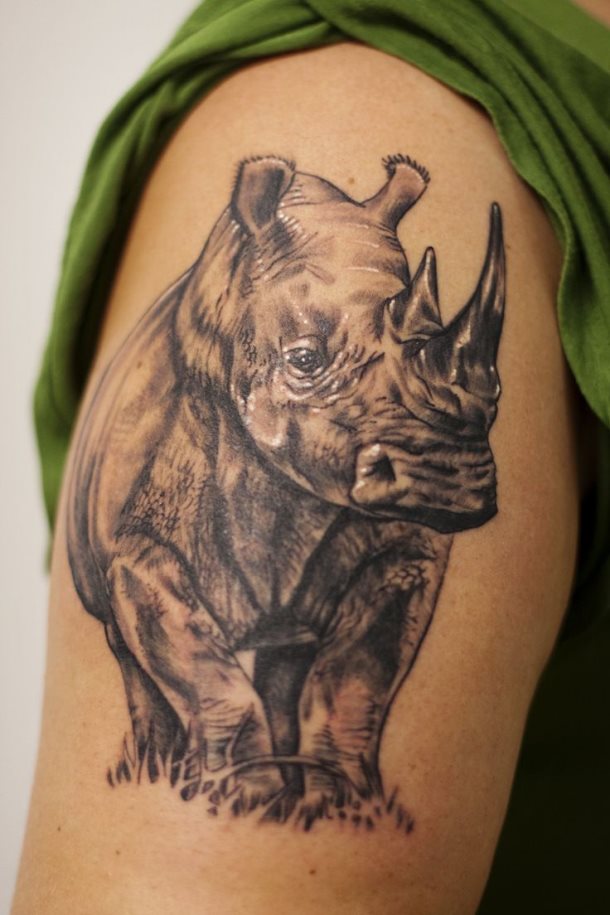 tatuaje rinoceronte 14