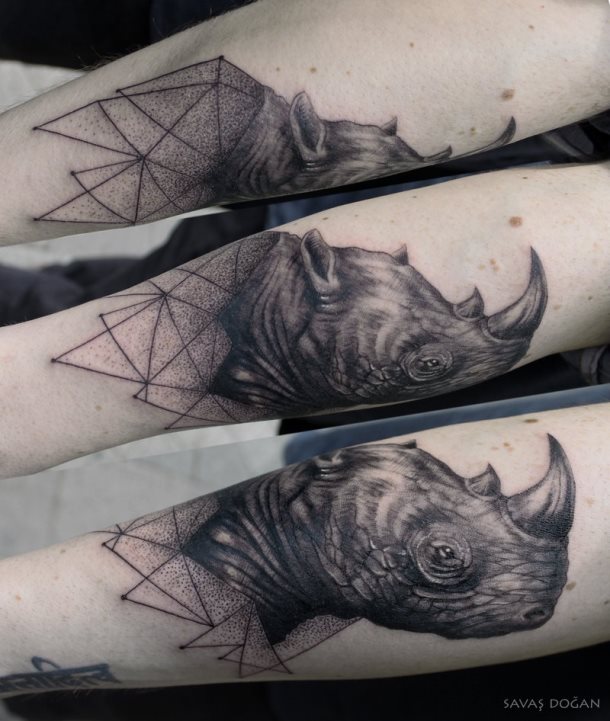 tatuaje rinoceronte 18